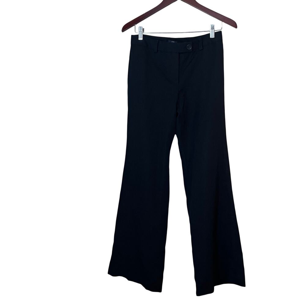 J. Crew Vintage Women’s Wool Flare Trouser Dress Pant 2 Lined Long Length